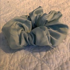 Light blue scrunchie